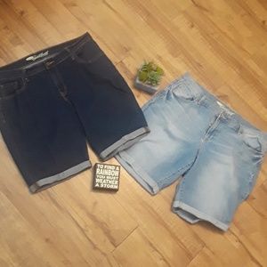 ON Sweetheart Cuffed Jean Bermuda shorts